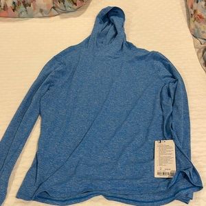NWT Men’s Blue Lululemon Dry Sense Hoodie size XL